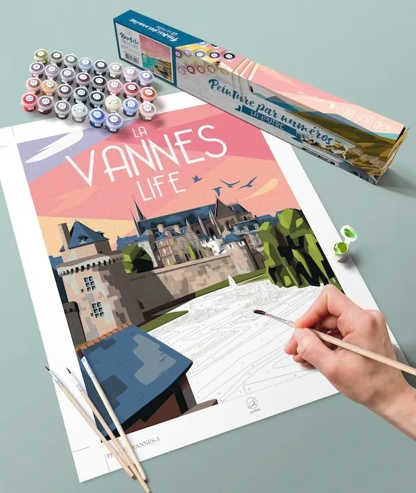 Peinture par Numéros - Remparts de Vannes