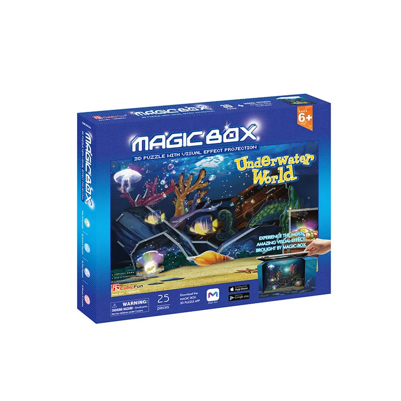 Puzzle 3D - Magic Box - Underwater World (Difficulté: 4/6)