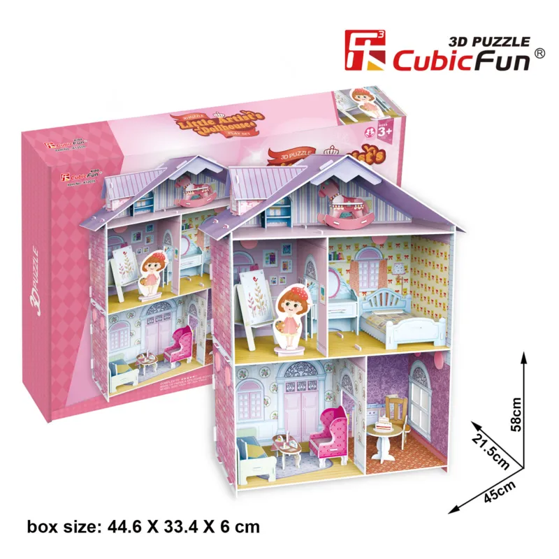 Puzzle 3D - Pianist's Home (Difficulté: 4/6)