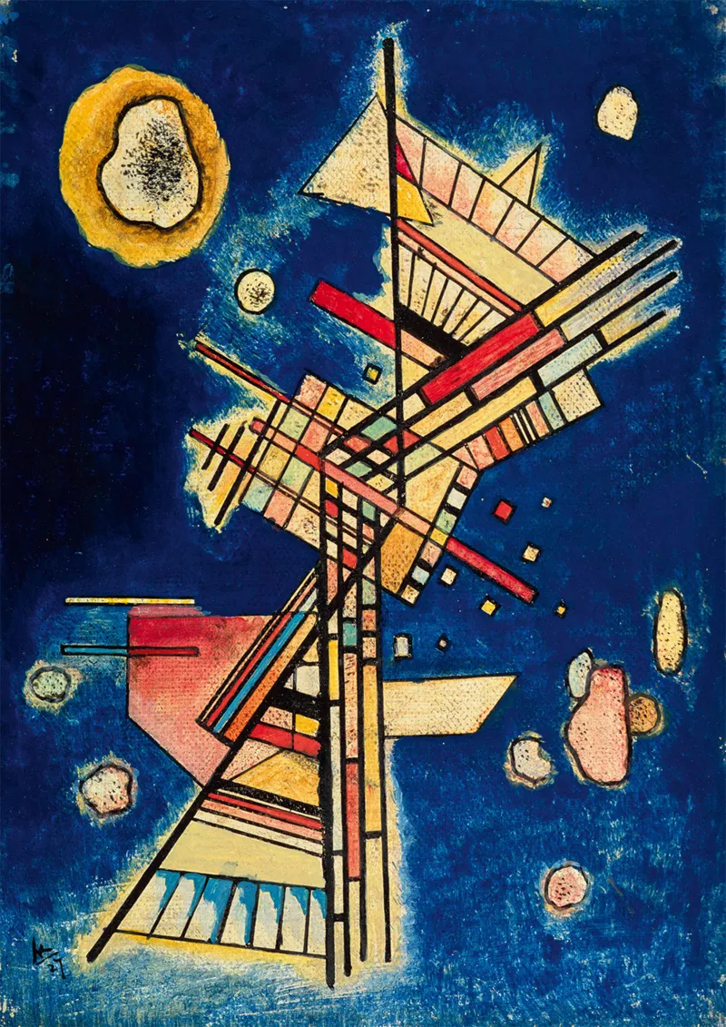 Vassily Kandinsky - Dunkle Kühle (Fraîcheur sombre), 1927