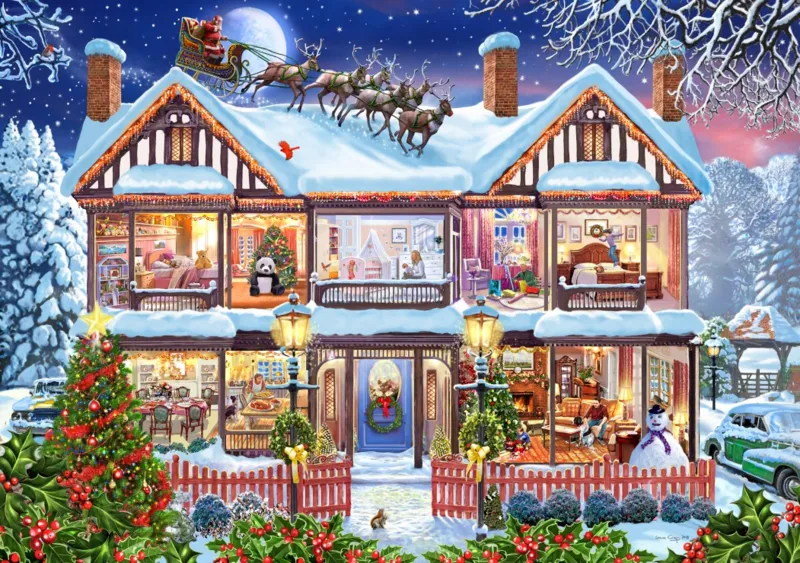 Maison à Noël