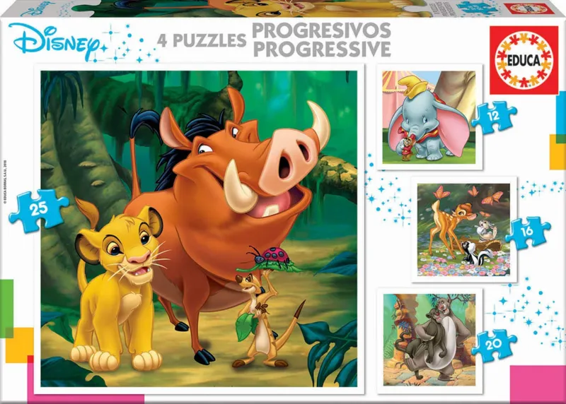 4 Puzzles - Disney