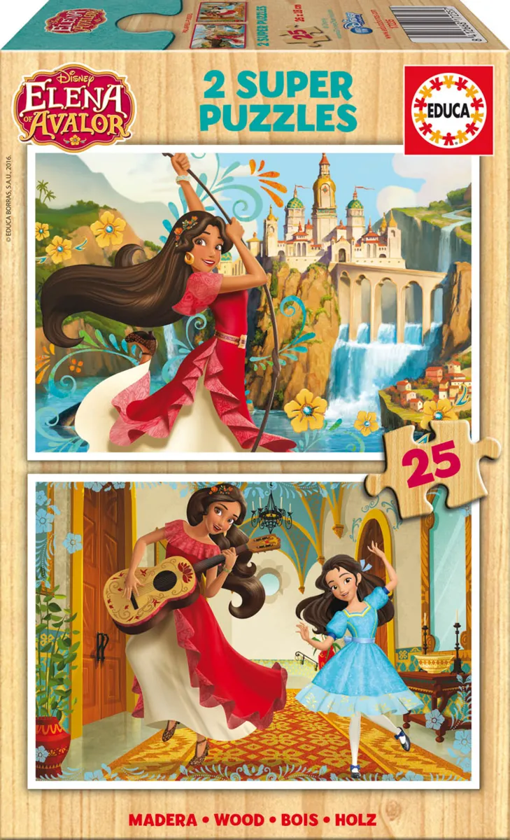 2 Puzzles en Bois - Elena d'Avalor