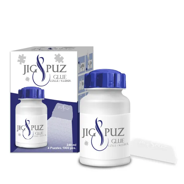 Colle 240 ml pour 4 Puzzles 1000 Pièces avec Spatule