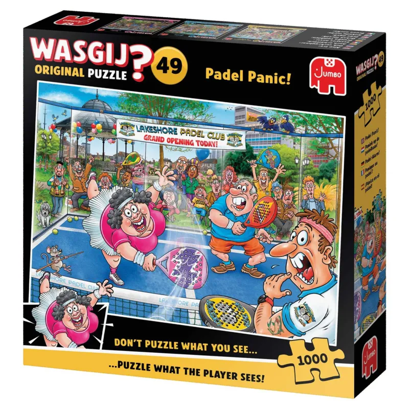 Wasgij Original 49 - Panique au padel !