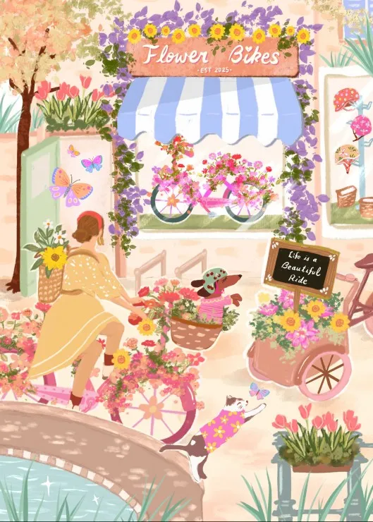 Vélos Fleuris