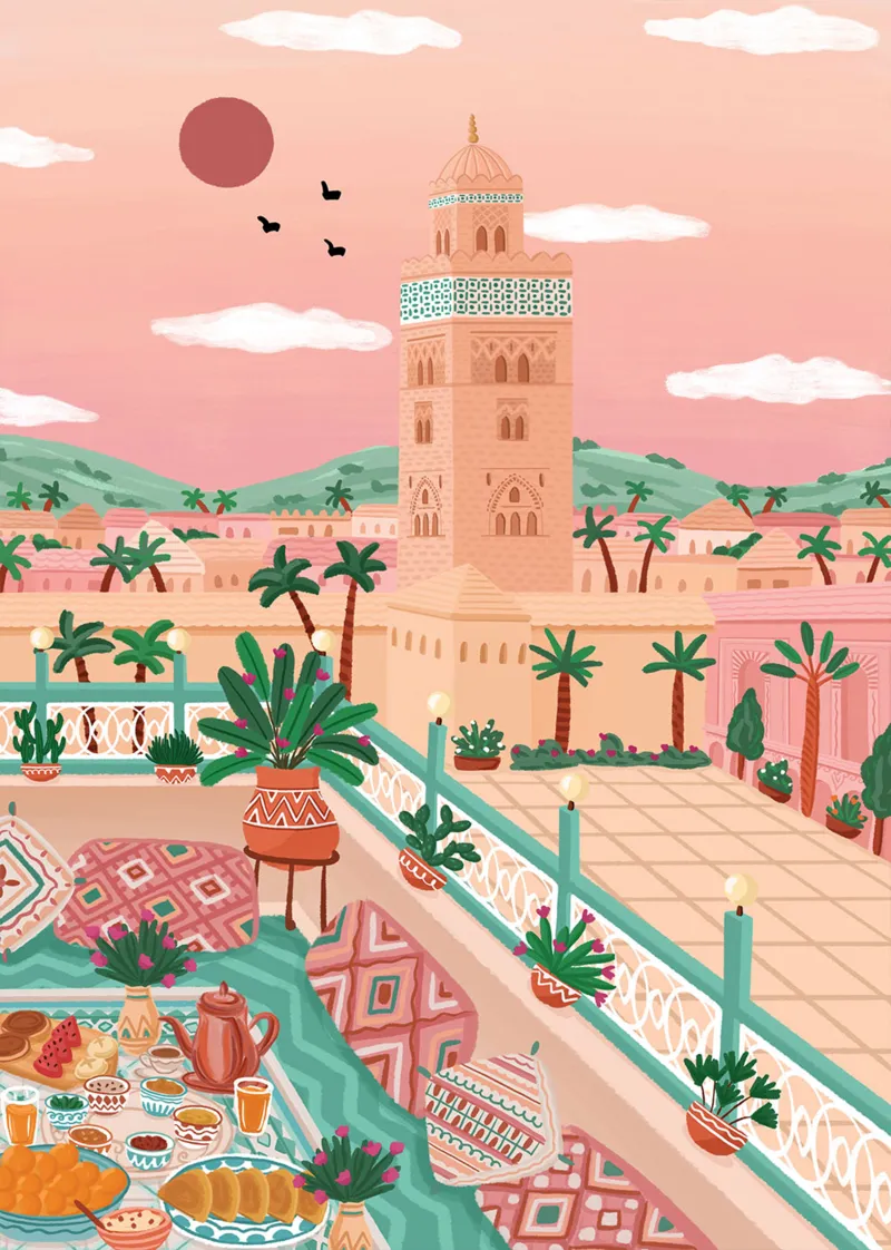 Mosquée Koutoubia, Maroc