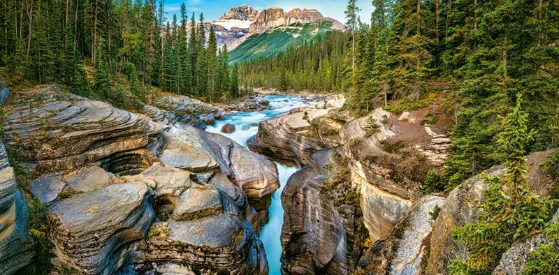 Mistaya Canyon, Banff National Park, Canada