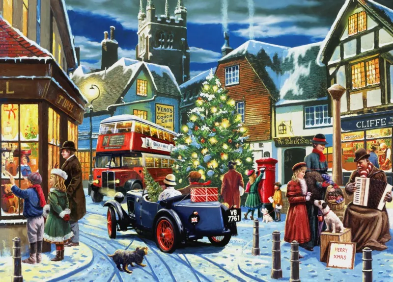 Rues à Noël