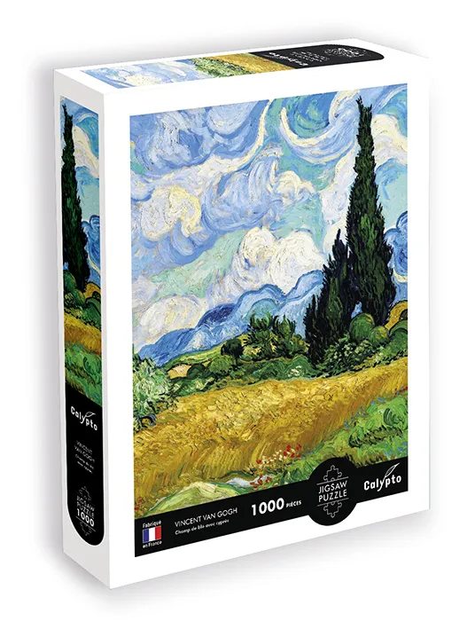 Champ De Blé Avec Cyprès - Vincent Van Gogh