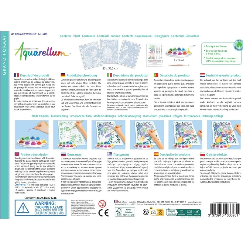 Aquarellum - Les Oiseaux S'Envolent