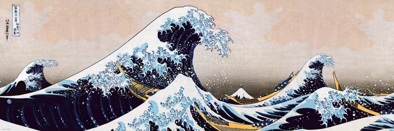 Katsushika Hokusai - La Grande Vague de Kanagawa