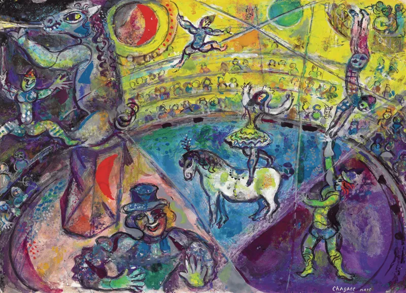 Marc Chagall - Le Cheval de Cirque