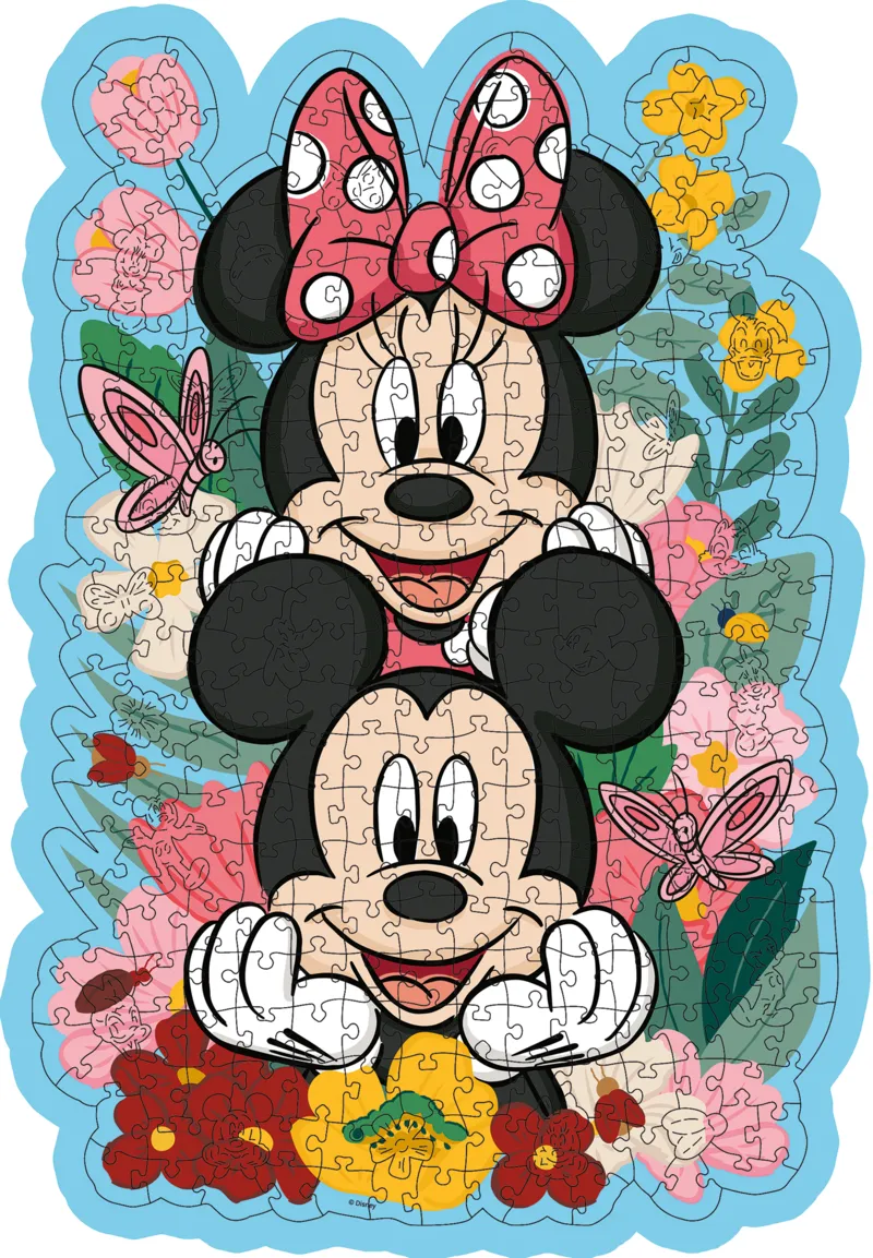 Puzzle en Bois - Mickey & Minnie