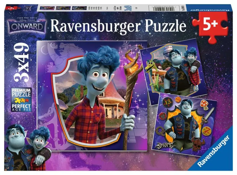 3 Puzzles - Disney Pixar - Onward