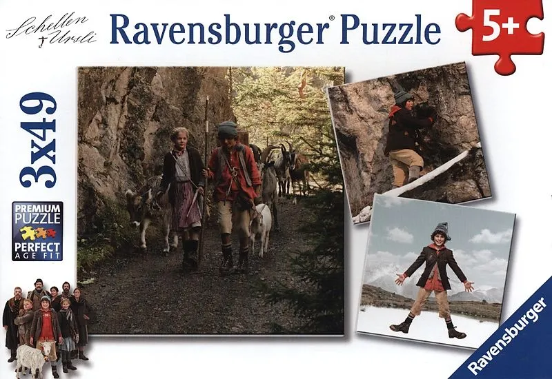 3 Puzzles - Une Cloche pour Ursli
