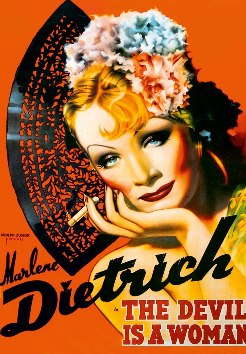 Poster vintage - Marlene Dietrich, The Devil is a Woman