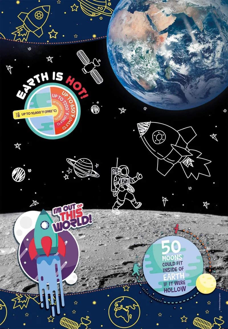Space Explorer- Supercolor Puzzle