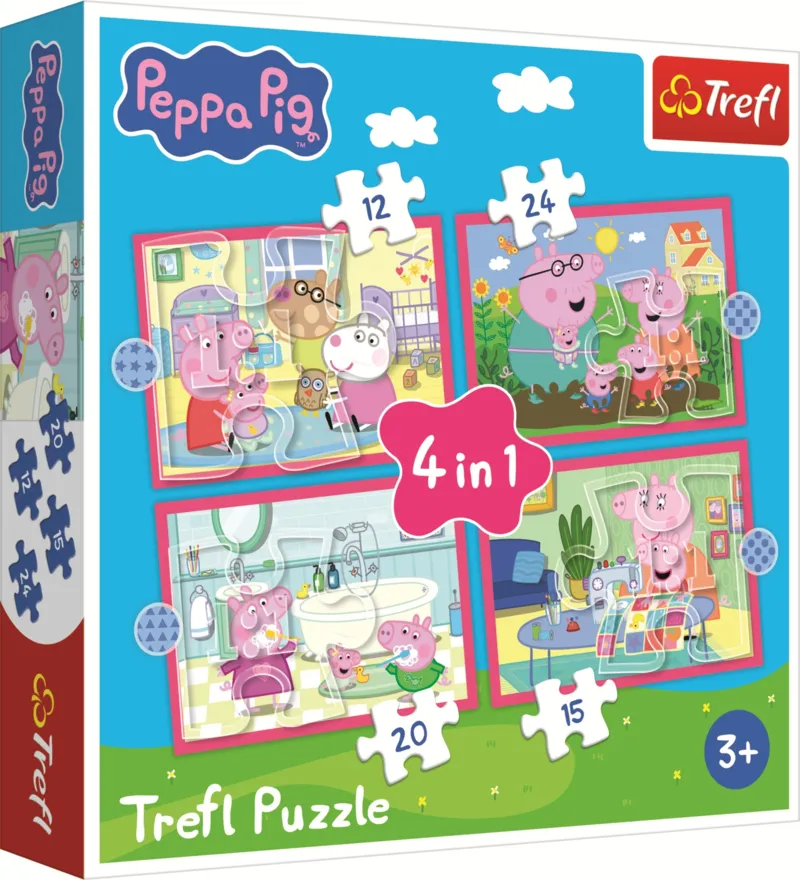 4 Puzzles - Peppa Aime Les Aventures