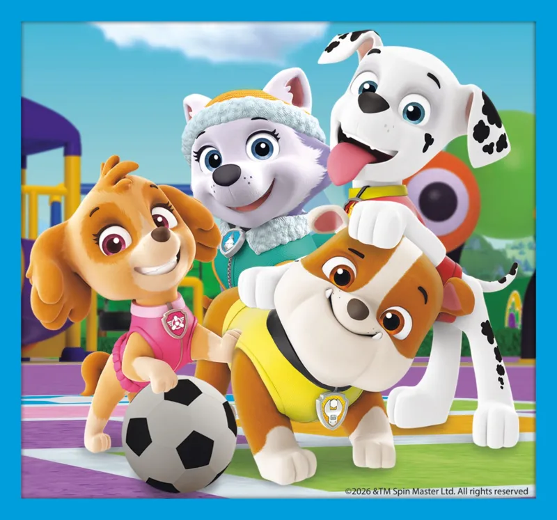 10 Puzzles - The brave Paw Patrol team