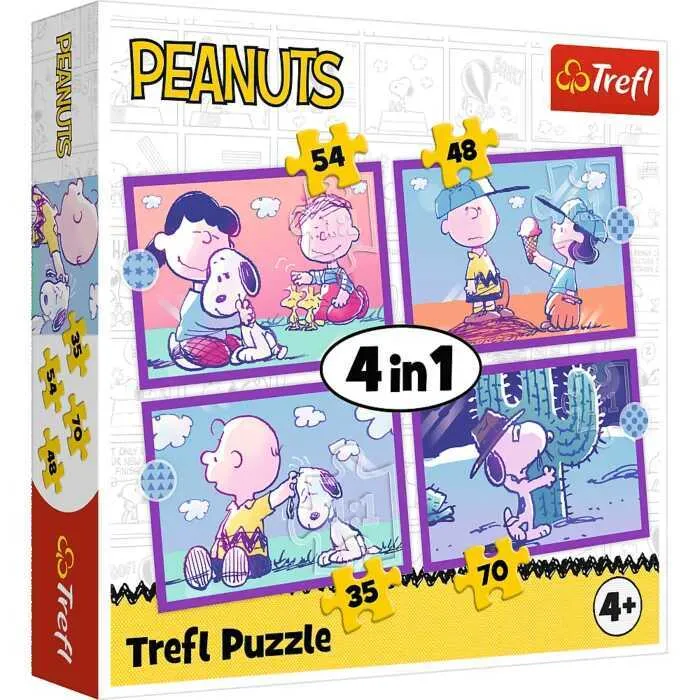 4 Puzzles - Fun with Snoopy