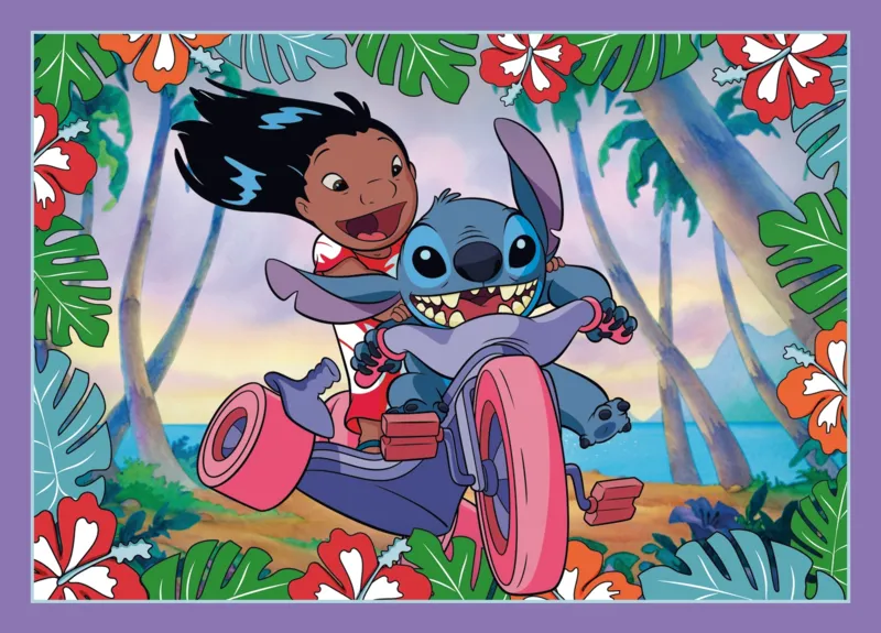 4 Puzzles - Lilo&Stitch's crazy day