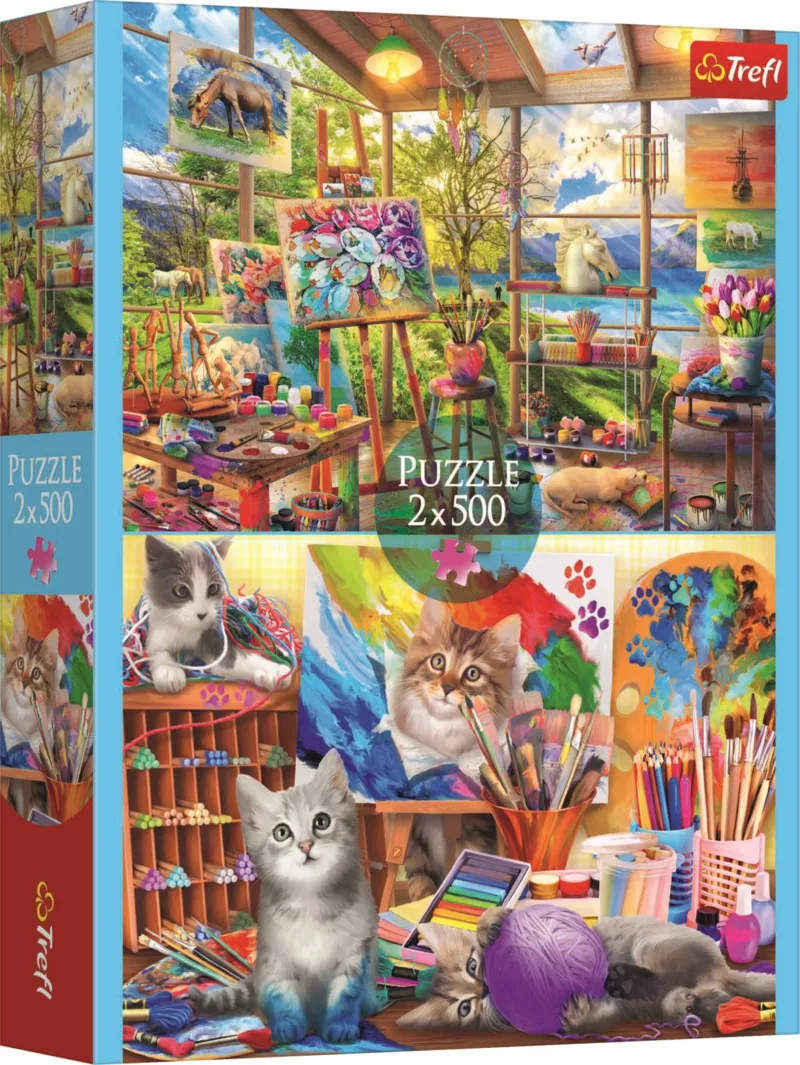2 Puzzles - L'Art De Peindre