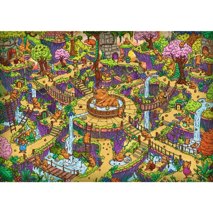 Le Labyrinthe Impossible - Capybaras Drôles