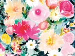 Dahlias et roses / Marie Boudon (Collection Carte blanche)