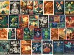 Affches Retro d'Extraterrestres