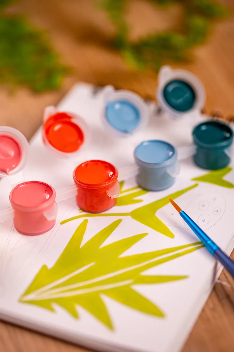 Peinture aux numéros - Arches Fleuries