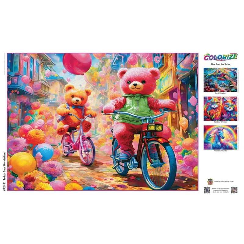 Colorize - Ours en Peluche au Pays des Merveilles
