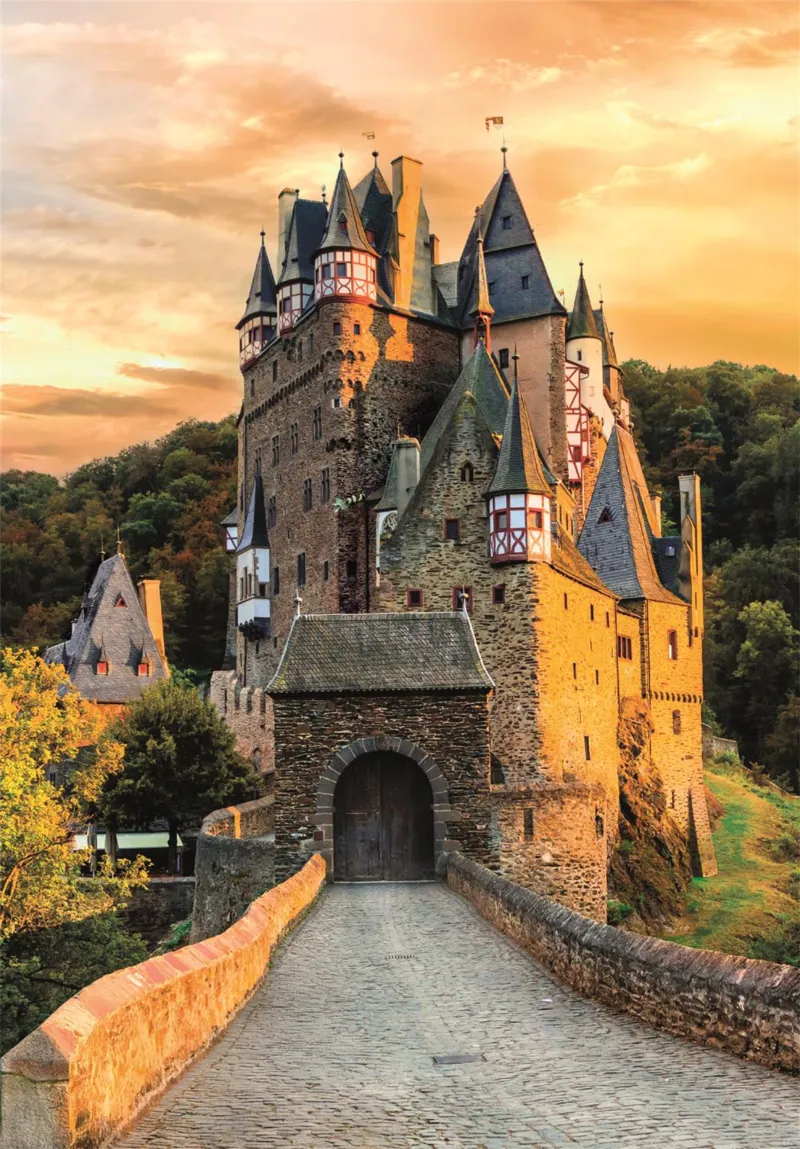 L'heure Dorée au Château d'Eltz, Wierschem, Allemagne