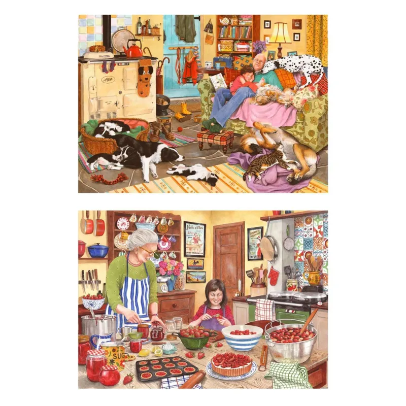 2 Puzzles - Pièces XXL - Heart Of The Home