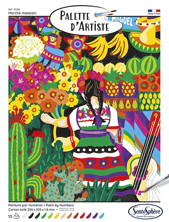 Palette D'Artiste - Marché Mexicain