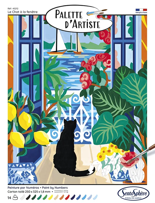 Palette D'Artiste - Le Chat À La Fenêtre