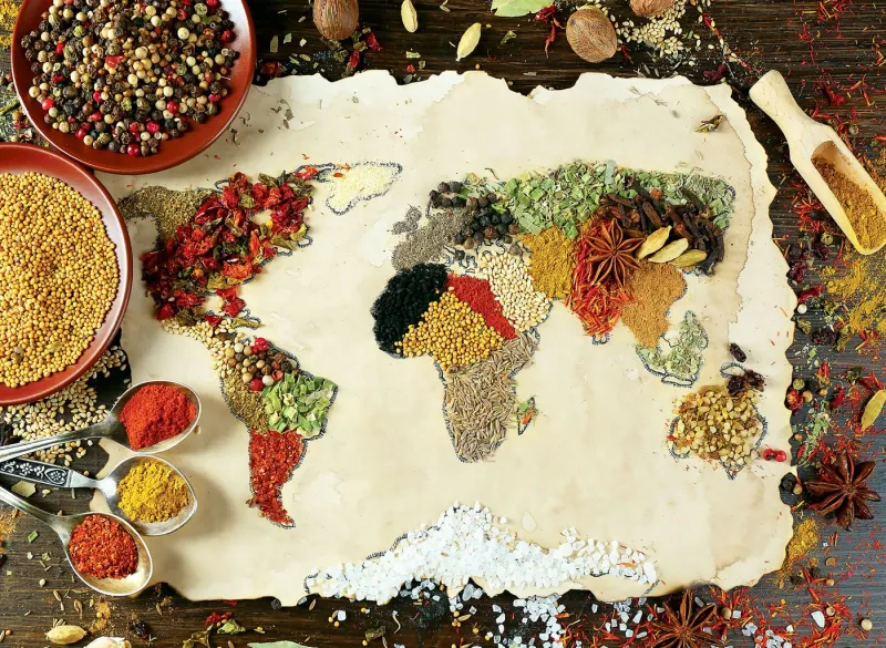 Herbal World Map