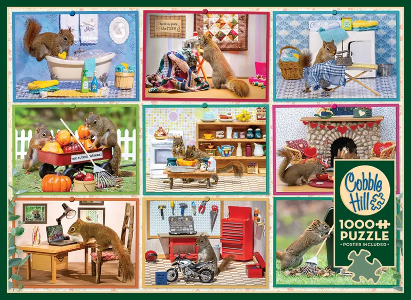 Les Écureuils à la Maison