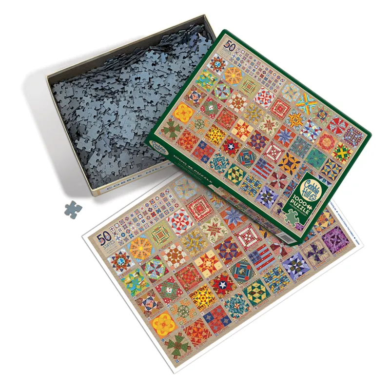 50 States Quilt Blocks - Random Cut