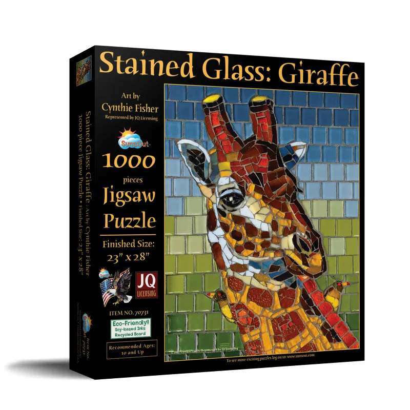 Stained Glass Giraffe