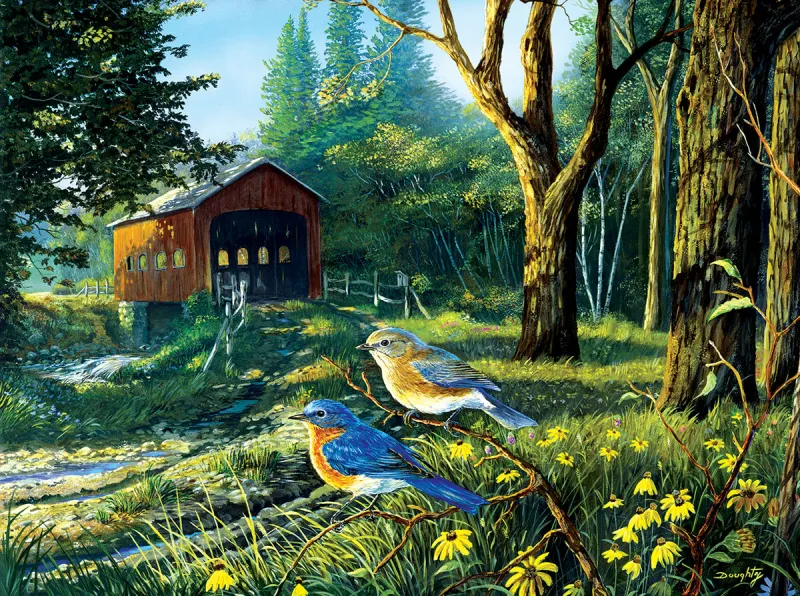 Terry Doughty - Sleepy Hollow Blue Birds