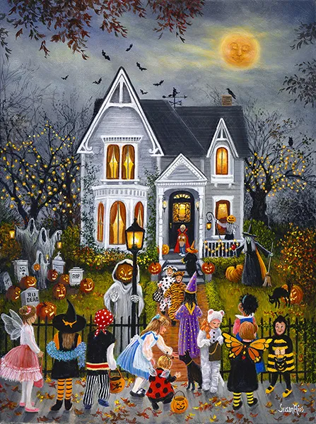 Susan Rios - Scary Night - SunsOut - 1000 pièces | fou-de-puzzle…
