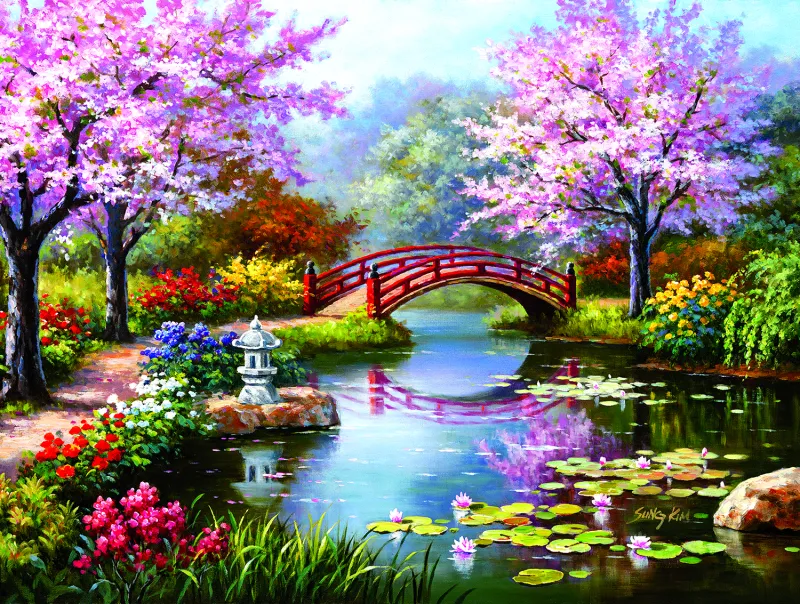 Pièces XXL - Jardin Japonais en Fleur