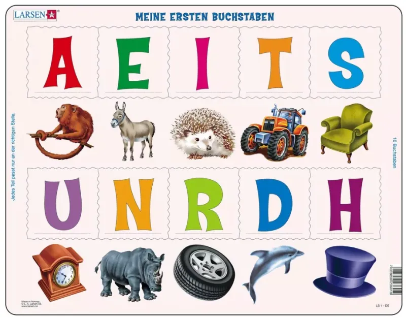 Puzzle Cadre - Meine Ersten Buchstaben
