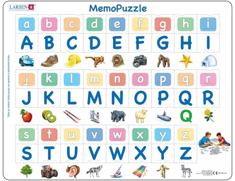 Puzzle Cadre - MemoPuzzle (en Tchèque)