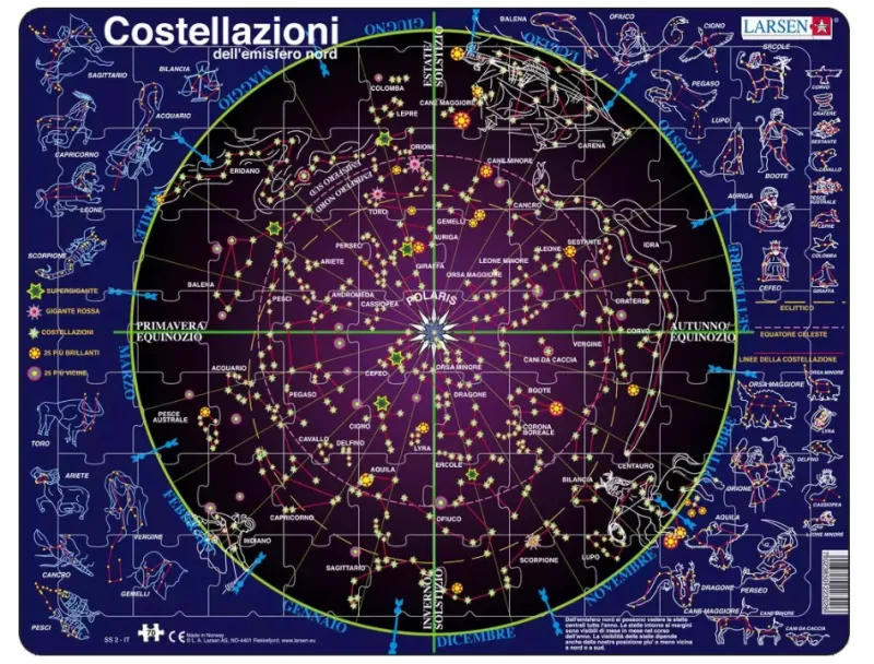 Puzzle Cadre - Costellazioni (en Italien)