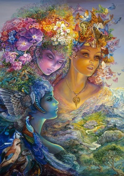 Josephine Wall - The Three Graces