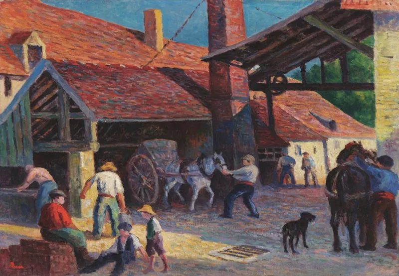 Maximilien Luce - La Briqueterie, 1908