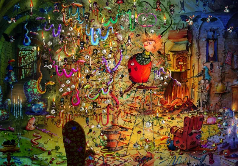 François Ruyer - La Sorcière et l'Arbre à Serpents