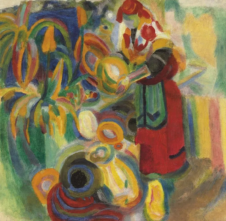 Robert Delaunay - La Grande Portugaise, 1915